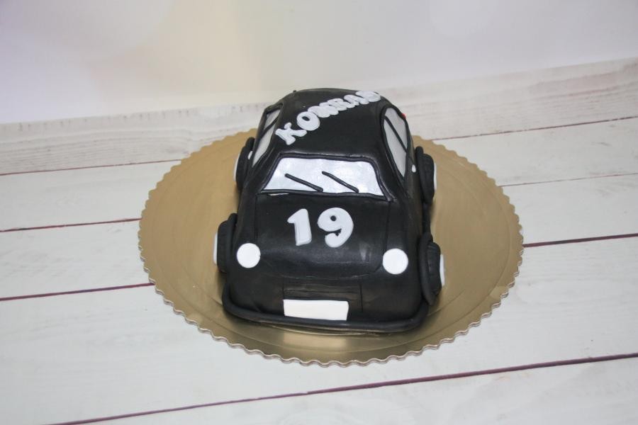Dziecięcy tort przestrzenny Samochód 3D
